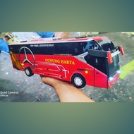 Miniatur Bis Gunung Harta Sr2 Miniatur Bus Mobil Mainan