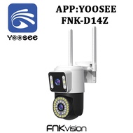 Dual ip camera 2IN1 5MP กล้องวงจรปิด wifi 2กล้อง IP โทรสองทาง กันน้ํา มองเห็นกลางคืน สี ติดตามมือถือ