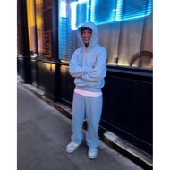 6PM Sweatshirt Suit Hoodie European American Star Same Style UKDRILLDRIP Hip Hop Rap Loose Street Ca