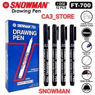 Drawing Pen/ Drawing Pen Snowman Drawing 01~08