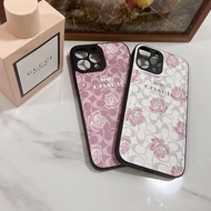 casing 14 pro max Coach Flowers Full coverage soft case phone casing iPhone 13 Pro Max 12 iPhone 11 Pro Max X Xs Max XR 7 8 plus