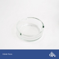 10cm Glass Ashtray (AT-16). Glass/glass Ashtray