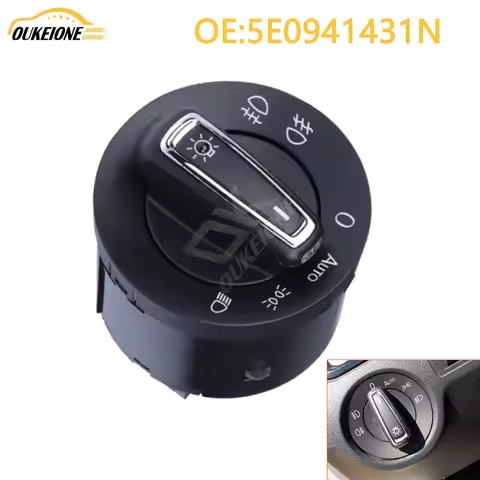 5E0941431N for Skoda Octavia Fabia Rapid Headlight Light Fog Lamp Switch 5E0941431D 5E0 941 431 N Ca