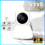 COD V380 Kamera CCTV WiFi PTZ Smart Camera 2K Snowman Q8 / kamera cctv jarak jauh lewat hp sambung k