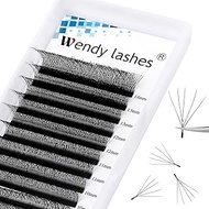 Y Eyelashes, 5D Eyelash Fans, 0.07 mm Thickness, D Curl Mix, 8-14 mm Eyelashes, Y Shape Eyelash Fans