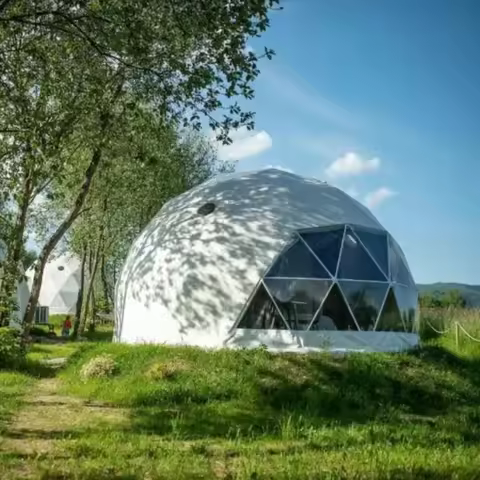 Luxury Geodesic Dome Tent Accommodation for Glamping Resort Farm Stay Airbnb Host Eco Lodge Outdoor 