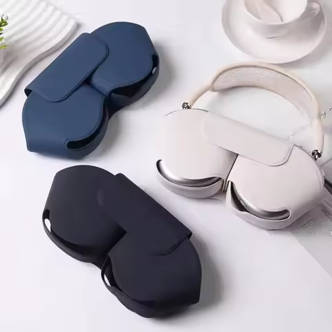 For Airpods Max Earphone Protective Cover Soft Leather Case Against Falling and Scratching Earphone 