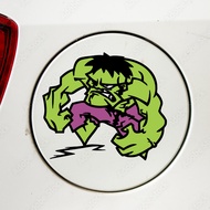 Sticker hulk cutting sticker hulk Cartoon anime Unique Car Tank Cap