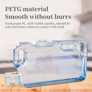 4L Gallon Outdoor Water Bucket1.1Mineral Water Storage Gallon PETG Beverage Dispenser Household Cont