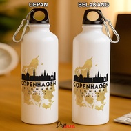 Bottle Sport Copenhagen Denmark Gift Collection Souvenir Bottle Tumbler