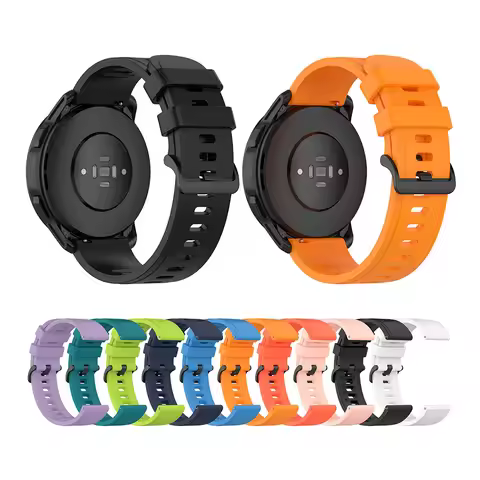 22mm Silicone Strap For Xiaomi Mi Watch S1 Active Global Version Smartwatch Wrist Band For Mi S1 Act