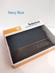 Timberland銀包 美國進口 深藍