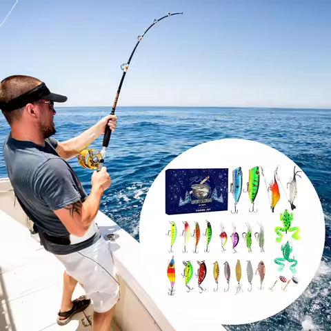 2025 Fishing Advent Calendar Fishing Lure Advent Calendar Fishing Christmas Advent Calendar Xmas Sur