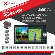 เครื่องเสียง 2din x-one รุ่นX2-621G  Toyota Universal GPS มีนำทาง DVD ระบบเสียงคุณภาพ รับประกันศูนย์