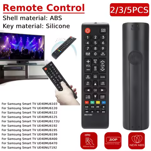 2/3/5PCS Remote Controller Smart TV Controller Battery Powered TV Wireless Controller Parts for Sams