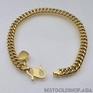 22k / 916 gold hollow Fish bone Bracelet by Best Gold Shop