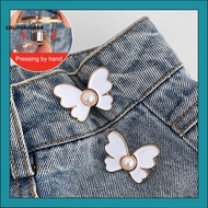 [CF] Butterfly Waist Buckle for Trousers Waist Tightener for Jeans 4 Pcs Adjustable Butterfly Waist 