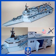 Paper model of the US destroyer USS INDEPENDENCE