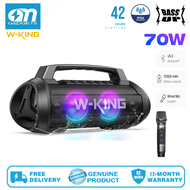 W-KING D10 70W Deep Bass Portable Speakers Bluetooth Wireless 120W Max Loudest Bluetooth Speaker IPX