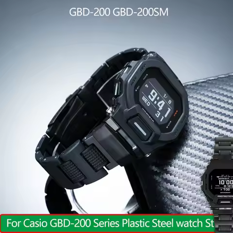 GBD-200 Watch strap Fit for Casio Sport 3506 GBD-200 GBD-200SM Series Modified Waterproof Lightweigh