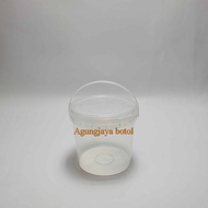 1 Kg Natural HDPE Pail Bucket + Ttp / HDPE Bucket / Pail Bucket / Paint Bucket / 1 Kg Bucket