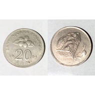 Malaysia Used 20 Sen 1994