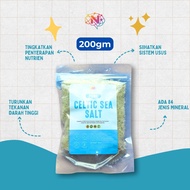 NATURAL CELTIC SEA SALT 200G BY DR RIZAL ABU BAKAR