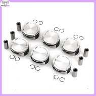 6pcs New Engine Piston Set For Volvo S80 XC60 XC90 3.2 L6 B6324S 30750274 30750275 Car Parts