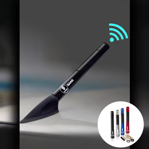 12CM Carbon Fiber Car Roof Radio Antenna Tool Accessories For SAAB Scania 93 95 9000 900 9-4X 9-7X 9