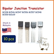 10Pcs BC108 BC546 BC547 BC556 BC557 BC548 BC559 BC639 BJT Transistor