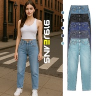 919 JEANS : Mom Boyfriend Pants Wide Leg Korean Fashion Womenswear Jeans