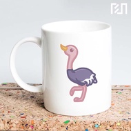 Mug Icon Cute Ostrich 1