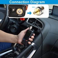 (BGIC) Car Radio Antenna Mount Bracket 5M PL259 SO239 Coaxial Feeder Extend Cable SMA Female Male BN