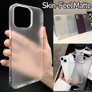 Skin-feel Matte Casing For iPhone 11 12 13 14 Pro Max 14 15 Plus 15 Pro Max For iPhone 12 13 Pro Max