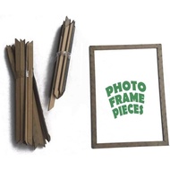 guangmu 3D Wall Stickers DIY Family Photo Frame （Black 10PCS XXL-6 * 8 inch）