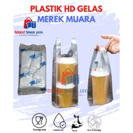 Plastic Bags for Glasses BENING 1 & 2 Cups HD Plastic Cups / 10x30 10x40 Plastic Cups