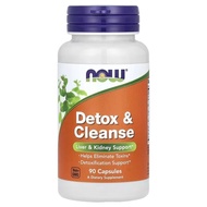 & Cleanse Liver & Kidney Support 90 Capsules, detox and cleanse the liver and kidneys, NOW Foods