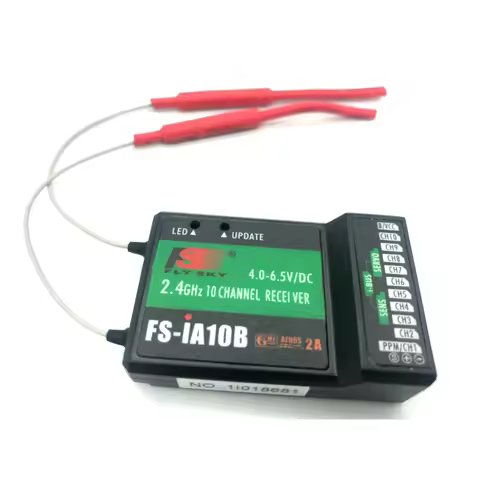 Flysky 2.4G 10CH FS-iA10B 10 Channels Receiver FS IA10B for Transmitter FS-I10 FS-I6S FPV RC Helicop