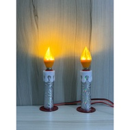 Catholic plastic candle candle candle altar lampbag 14cm high - candle altar lamp with led bulb
