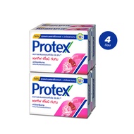 สบู่ก้อนโพรเทคส์ แอคทีฟ พีโอนี & ทับทิม 60 กรัม x4 Protex Bar Soap Active Peony & Pomegranate 60g x4