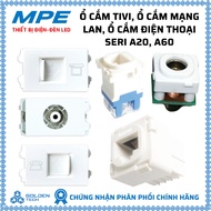 TV Socket, Phone Socket, Lan Network Socket Series A60 - A20 MPE