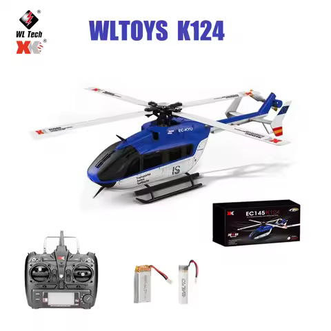 Original WLtoys XK K124 RC Drone 2.4G 6CH 3D 6G Mode Brushless RC Quadcopter Helicopter Remote Contr