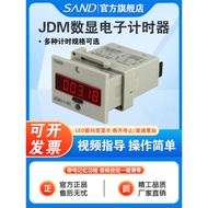Industrial Timer Timer 220V 24V 12V Power On Timer Electronic Digital Display Equipment Work Timer L