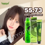 ❂ Bremod Performance Hair Color Dark Coffee Brown 55.73 Fashion Colors Hair Dye With Oxidizing Crea