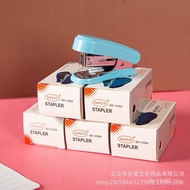 Student Stapler 24/6 Stapler Set Office Stationery Hand-held Boxed Stapler Mini Stapler VLRS
