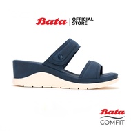 Bata บาจา Comfit MIDNIGHT BLUE COLLECTION รองเท้าเพื่อสุขภาพแบบสวม รองรับน้ำหนักเท้า ส้นสูง 1.5 นิ้ว สำหรับผู้หญิง สีน้ำเงิน รหัส 7019033