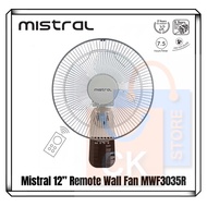 Mistral 12” Remote Control Wall Fan MWF3035R | MWF 3035R (2 Years Warranty)