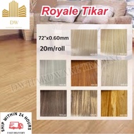 🔥Ready Stock🔥6ft Royale Tikar Getah / Wood Grain Floor Sticker (72"x0.60mm) 10m/roll