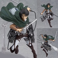 15cm high PVC Figma ฟิกม่า Model Figure ฟิกเกอร์ โมเดล Attack on Titan ผ่าพิภพไททัน รีไวล์ Eren เอเล