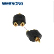 2RCA Female to RCA Male Websong Connector